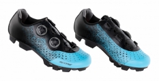 Buty rowerowe FORCE MTB SCORE niebiesko-czarne 42