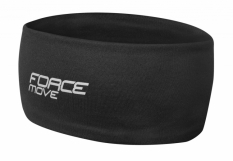 Opaska sportowa FORCE MOVE, czarna L-XL