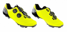 Buty rowerowe FORCE MTB WARRIOR CARBON fluo 45