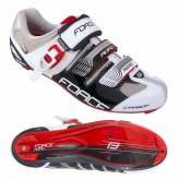 Buty rowerowe FORCE ROAD CARBON czarno-białe 41