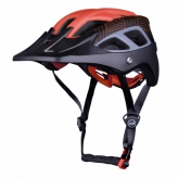 Kask rowerowy FORCE AVES MTB czerwono-czarny S-M