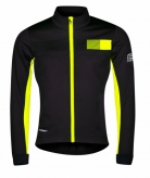 Kurtka damska FORCE FROST softshell czarno-fluo L