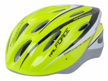 Kask rowerowy Force Hal fluo-czarny XS/S