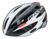 Kask rowerowy Force Road czarno-biało-szary S/M