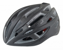 Kask rowerowy FORCE ROAD czarny mat/połysk S/M