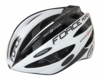 Kask rowerowy Force Road Pro biało-czarny L/XL