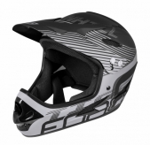 Kask rowerowy Force Tiger downhill czarny mat S-M