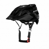 Kask rowerowy Force Raptor MTB czarno-biały L-XL