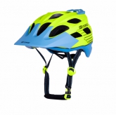 Kask rowerowy Force Raptor MTB fluo-niebieski L/XL