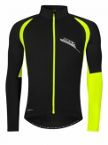 Kurtka rowerowa FORCE ZORO czarno-fluo XL