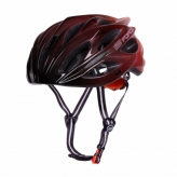 Kask rowerowy Force Bull Hue czarno-czerwony S-M