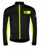 Kurtka męska FORCE FROST softshell czarno-fluo L