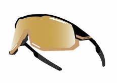 Okulary przeciwsłoneczne FORCE ATTIC czarno-złote