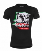 T-shirt bawełniany Force Drasal czarna XL