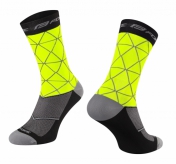 Skarpetki FORCE EVOKE, fluo-czarne L-XL