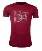 T-shirt FORCE FLOW, czerwony XL