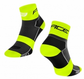 Skarpetki rowerowe Force Sport 3 czarno-fluo S-M