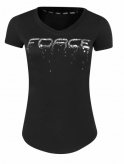 T-shirt FORCE LADY krótki rękaw czarny, L