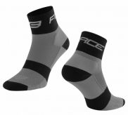 Skarpetki rowerowe Force Sport 3 szaro-czarne L-XL