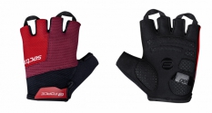 Rękawiczki żelowe Force Sector czarno-czerwone XL