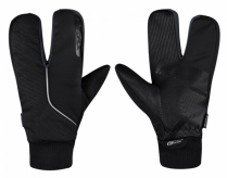 Rękawiczki zimowe FORCE HOT RAK PRO 3 PALCE, black XL