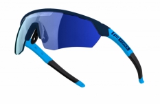 Okulary przeciwsłoneczne FORCE ENIGMA niebieskie, niebieskie szkła polaryzacyjne