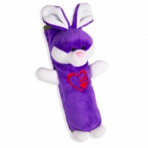 Nakładka na pas 3D króliczek  fioletowy