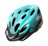 Kask rowerowy B-skin regular L turkusowo-czarny