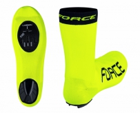 Ochraniacze na buty FORCE 2 dzianinowe, fluo S – M