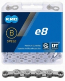 Łańcuch rowerowy KMC E8 EPT 8-speed 122l szary