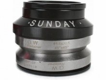 Stery rowerowe Sunday Headset SB 1 1/8 czarne