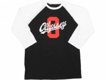 Koszulka Odyssey T-Shirt Scholar czarno-biała 3/4 S 
