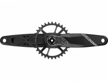 Mechanizm korbowy MTB Truvativ Descendant Eagle DUB, 165mm, czarny