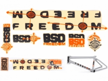 Naklejki na ramę rowerową BSD Freedom Rahmensticker