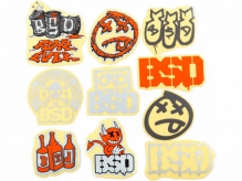 Naklejka do ramę rowerową BSD Sticker 10 sztuk
