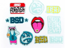 Naklejki na ramę rowerową BSD Sticker Pack 10 sztuk