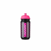 Bidon Accent Dots czarno-różowo-biały 500 ml