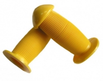 Chwyty rączki rowerowe grzybek 95mm żółty