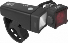 Zestaw lampek rowerowych Axa Niteline T4-R USB