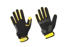 Rękawiczki z długimi palcami Accent Bora Long czarno-żółte, rozmiar XXL