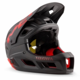 Kask Met Parachute MCR MIPS S czarno-czerwony