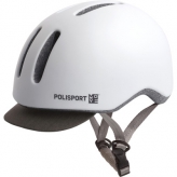 Kask rowerowy Polisport Commuter L 58-61 cm biały 