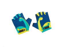 Rękawiczki dziecięce Accent Dino granatowo-zielone L/XL