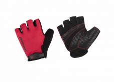 Rękawiczki rowerowe Accent Brick czarno-czerwone XS