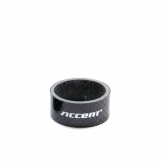 Podkładka dystansowa sterów Accent karbonowa 15mm czarno-biała