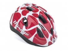 Kask rowerowy Author Mirage czerwono-biały 48-54