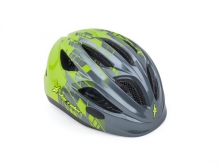 Kask rowerowy Author Star Rider szaro-zielony 51-55