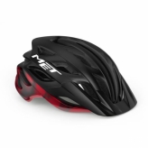 Kask Met Veleno L czarno-czerwony