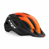 Kask Met Crossover XL czarno-pomarańczowy