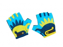 Rękawiczki dziecięce Accent Dino niebiesko-żółte L/XL